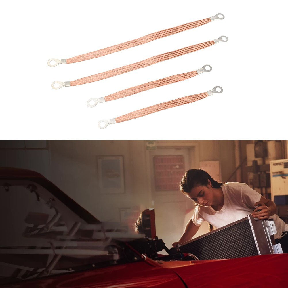 ya 8 5.26 Superior Current Delivery Copper Ground Strap 4pcs Set for Various Vehicles