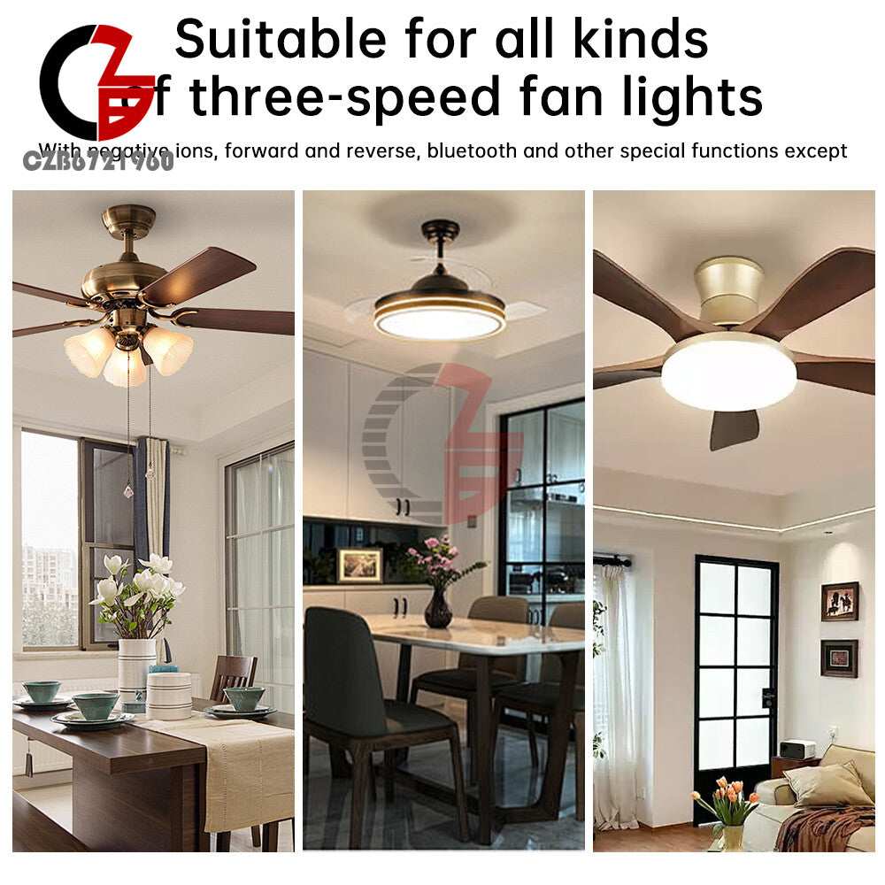 ya 14 Universal Ceiling Fan Lamp Light Remote Control eiver Fan Light Controller