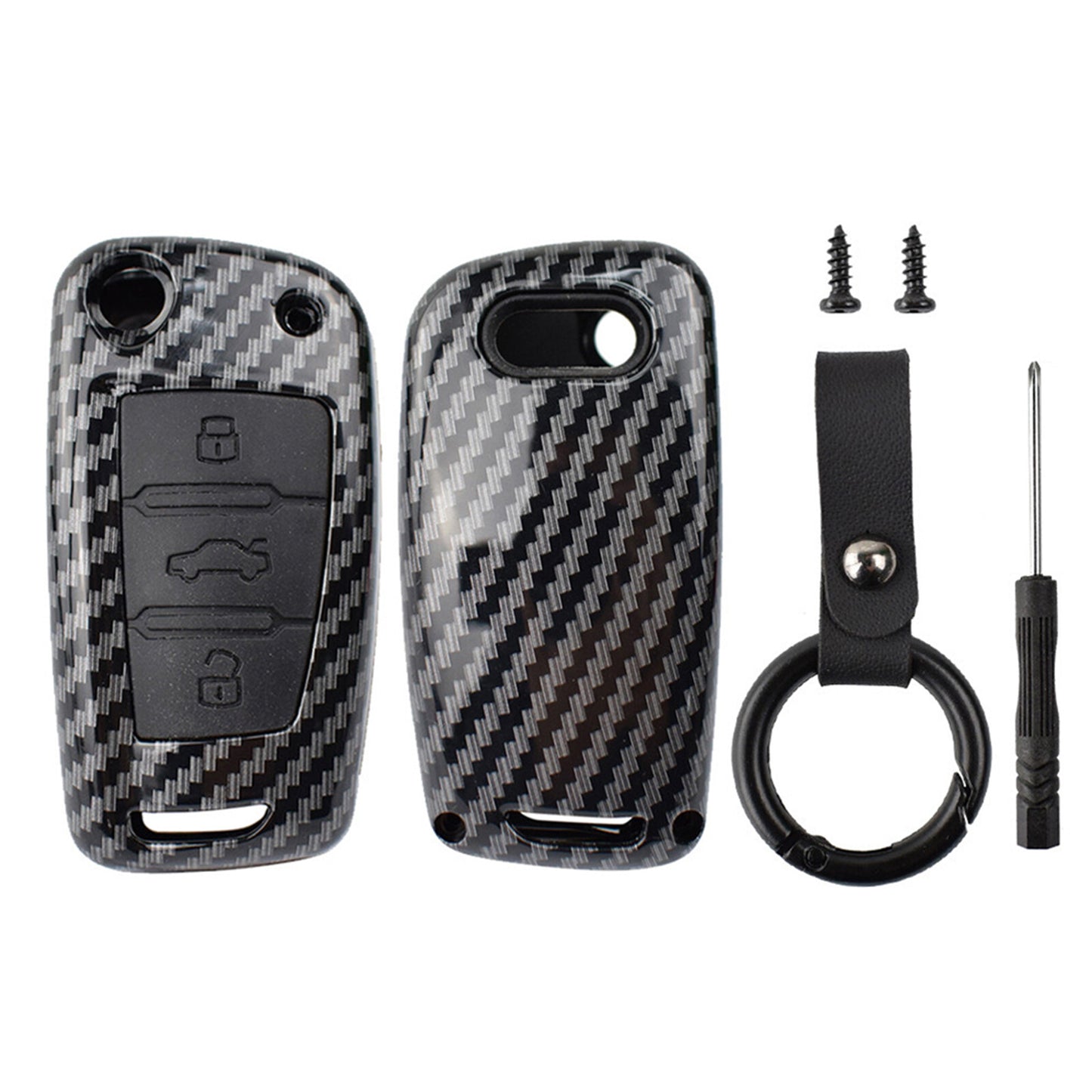 ya 5 8.7 for Audi TT A3 Q3 Car Key Flip Key 3_Button Housing Remotes