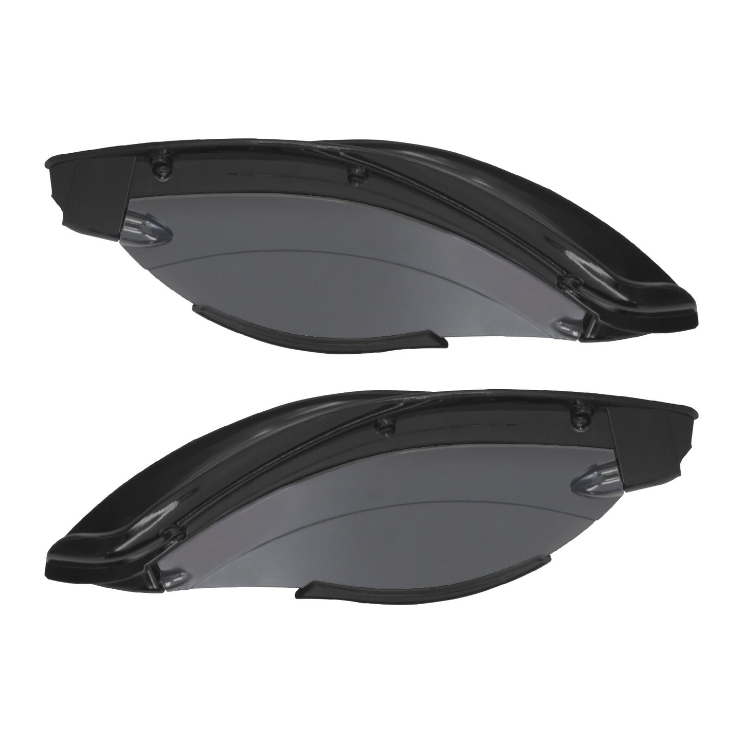 ya 5 8.7 Black Batwing Fairing Smoke Air Deflectors for Harley Electra Street Glide 14-23