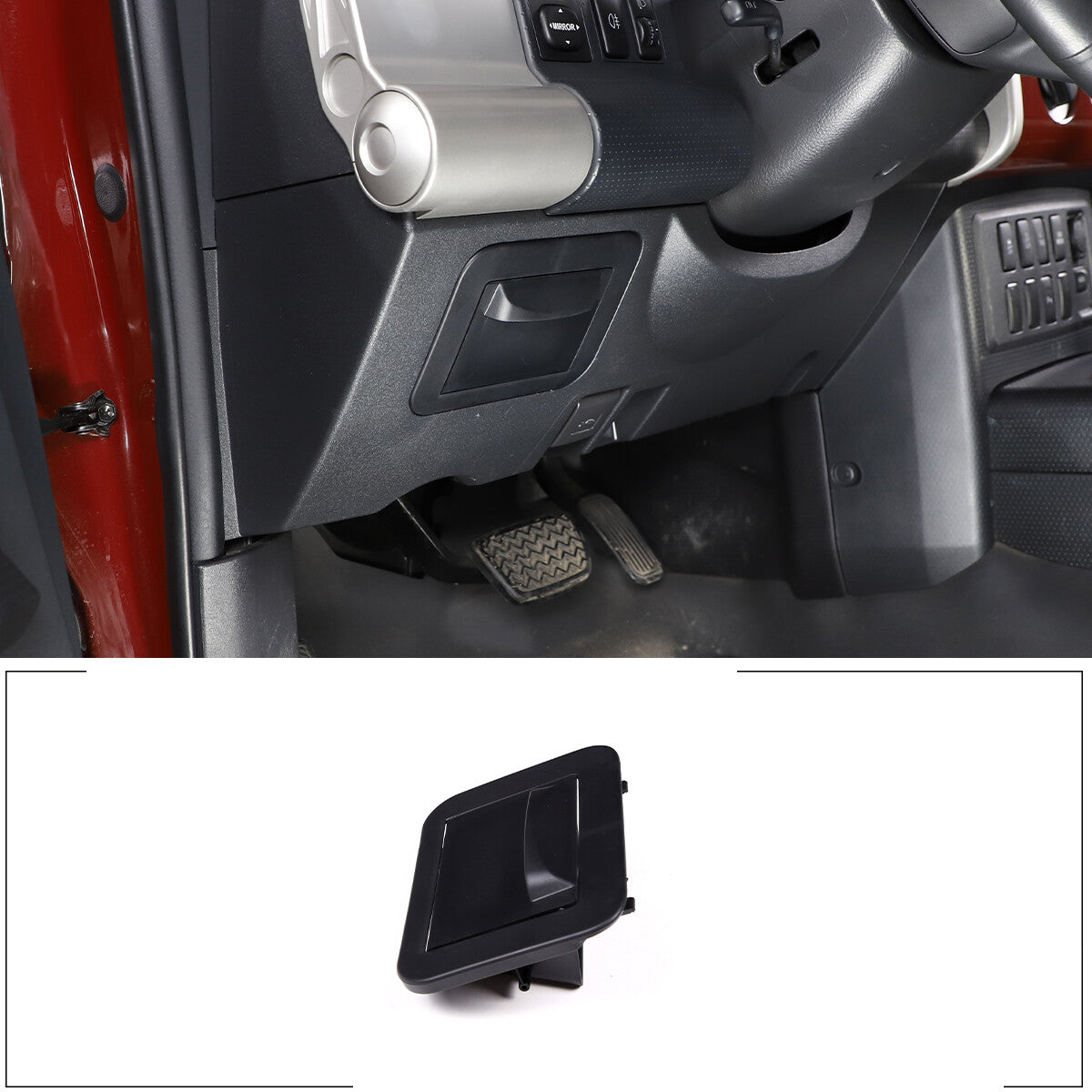 ya 2 7.14 ABS Dashboard Master Driver Fuse Storage Box Tray for Toyota FJ Cruiser 2007 - 2021