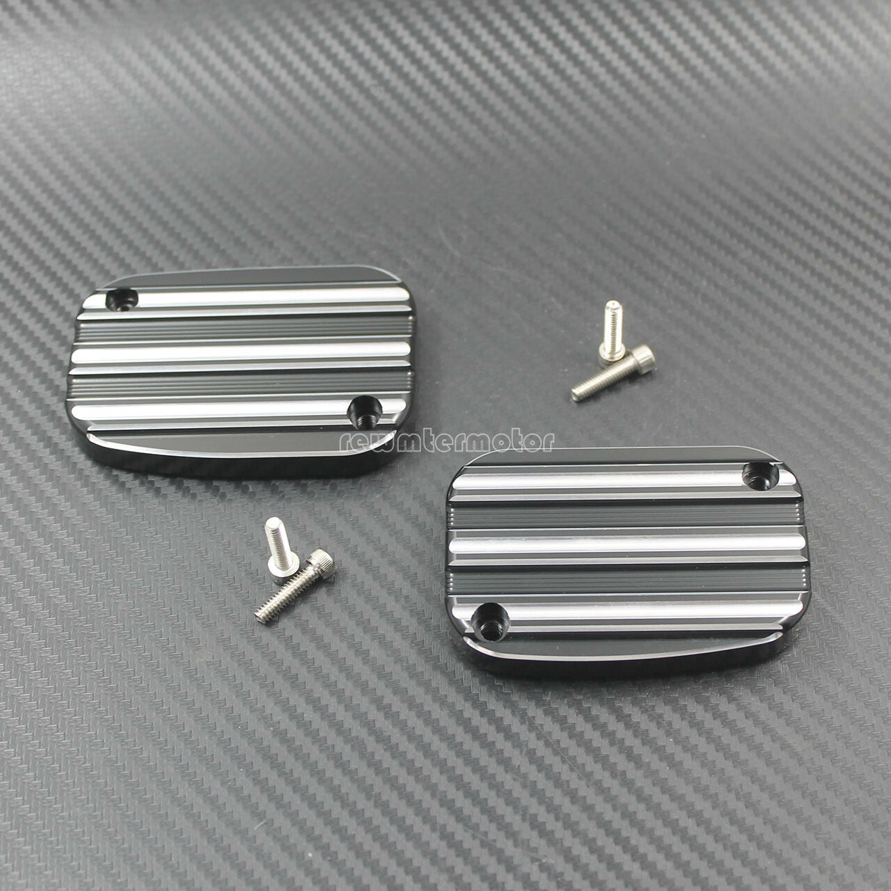 ya 4 6.17.2 One Pair Brake Master Front Cylinder Cover Fit for Harley FLHT FLTR CVO VRSCD