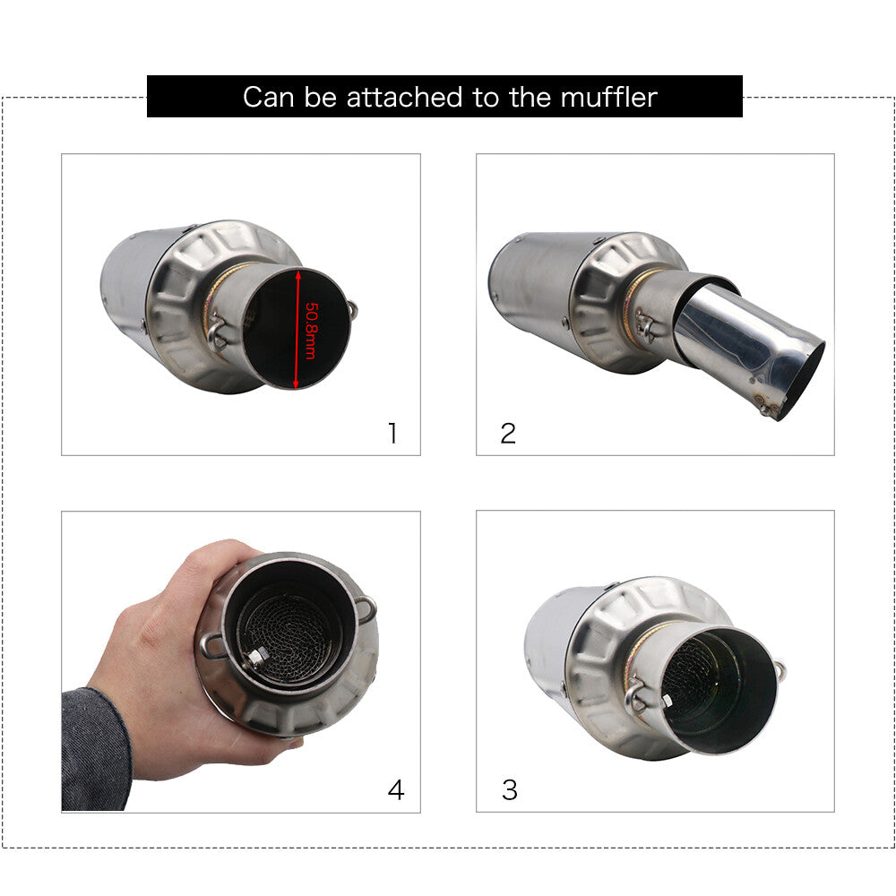 ya 5 8.7 Muffler Interface Silencer Plug 50.8mm (Type A Honeycomb) Stainless Steel