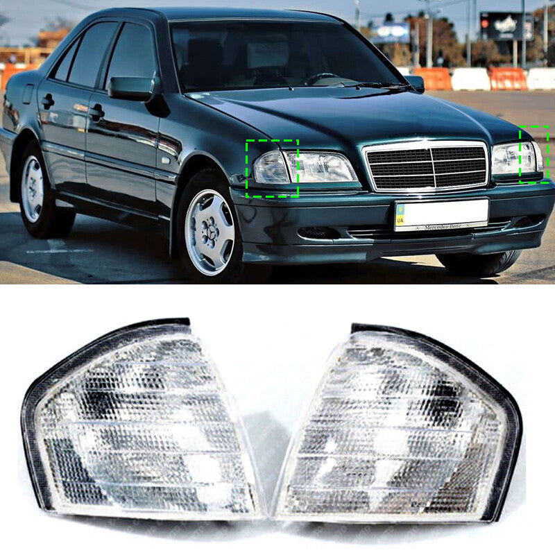 ya 4 6.17.2 Pair For 1994 1995-2000 for Mercedes-benz C Class W202 Turn Signal Lamp F for Ram e Cover