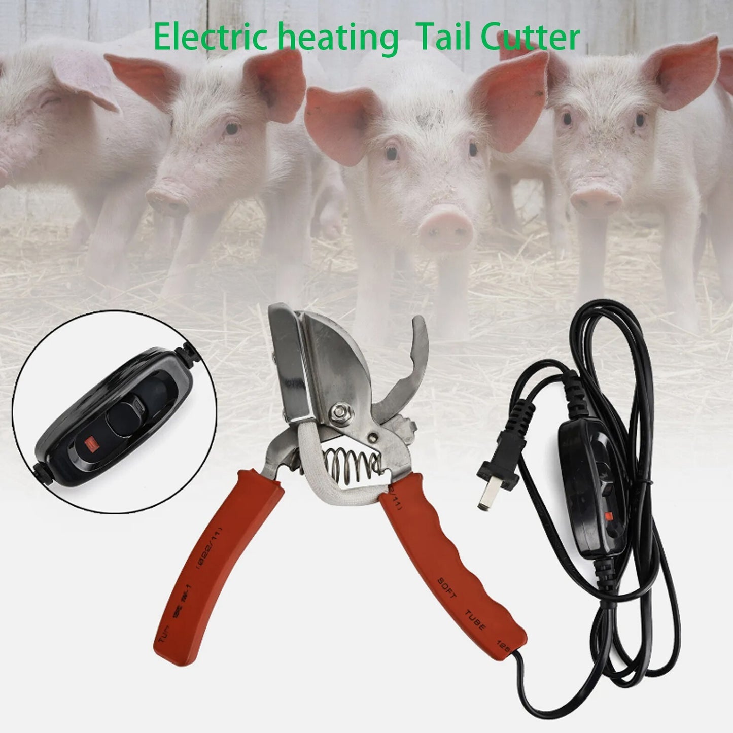 Sheep Pig Dog Puppy Tail Cutting ToolElectric LiveStock Tail DockerTail Cutter