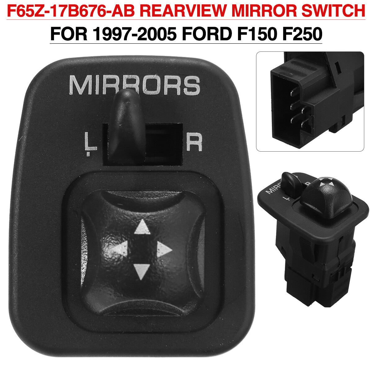 ya 1 8.5.3 Power Mirror Switch 901-319 For F-350 F450 Super Duty Excursion