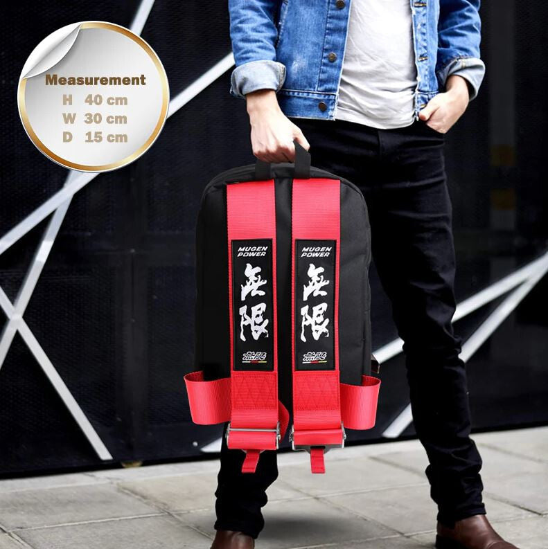 ya 1 8.5.4 Car Towing Strap Front Cover Rear Rear Trunk Bumper Tow Hook Red Mugen for Honda -.