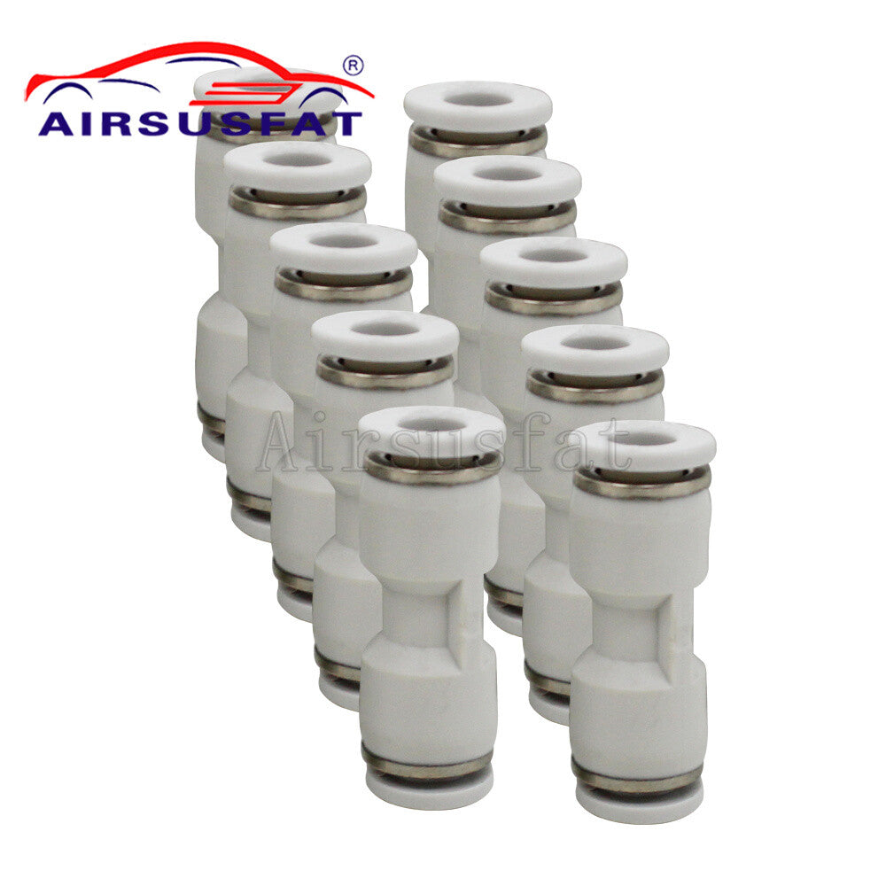 ya 1 8.5.2 10pcs for Mercedes Suspension Air Pipe Hose Repair Straight Connector 6mm to 6mm
