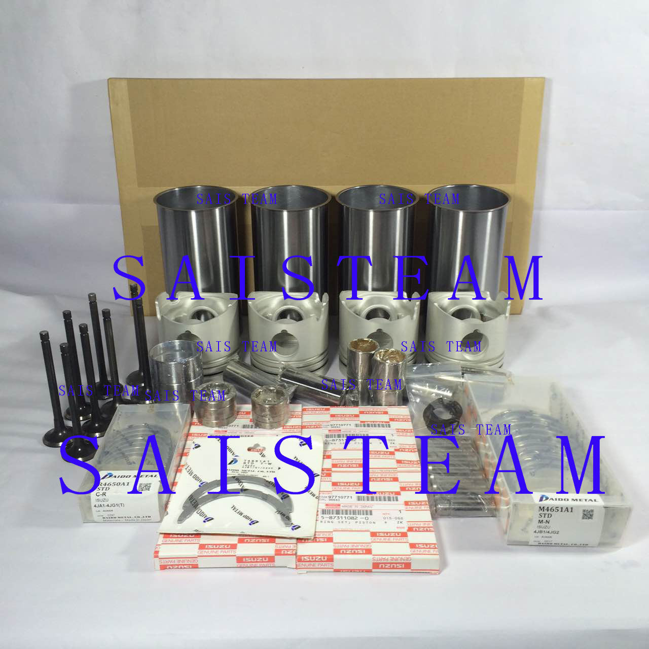 ya 9 6.5.3 4JB1 2.8 Non-Turbo Engine Rebuild Kit Fits for ISUZU Engine Bobcat Skid Steer NKR