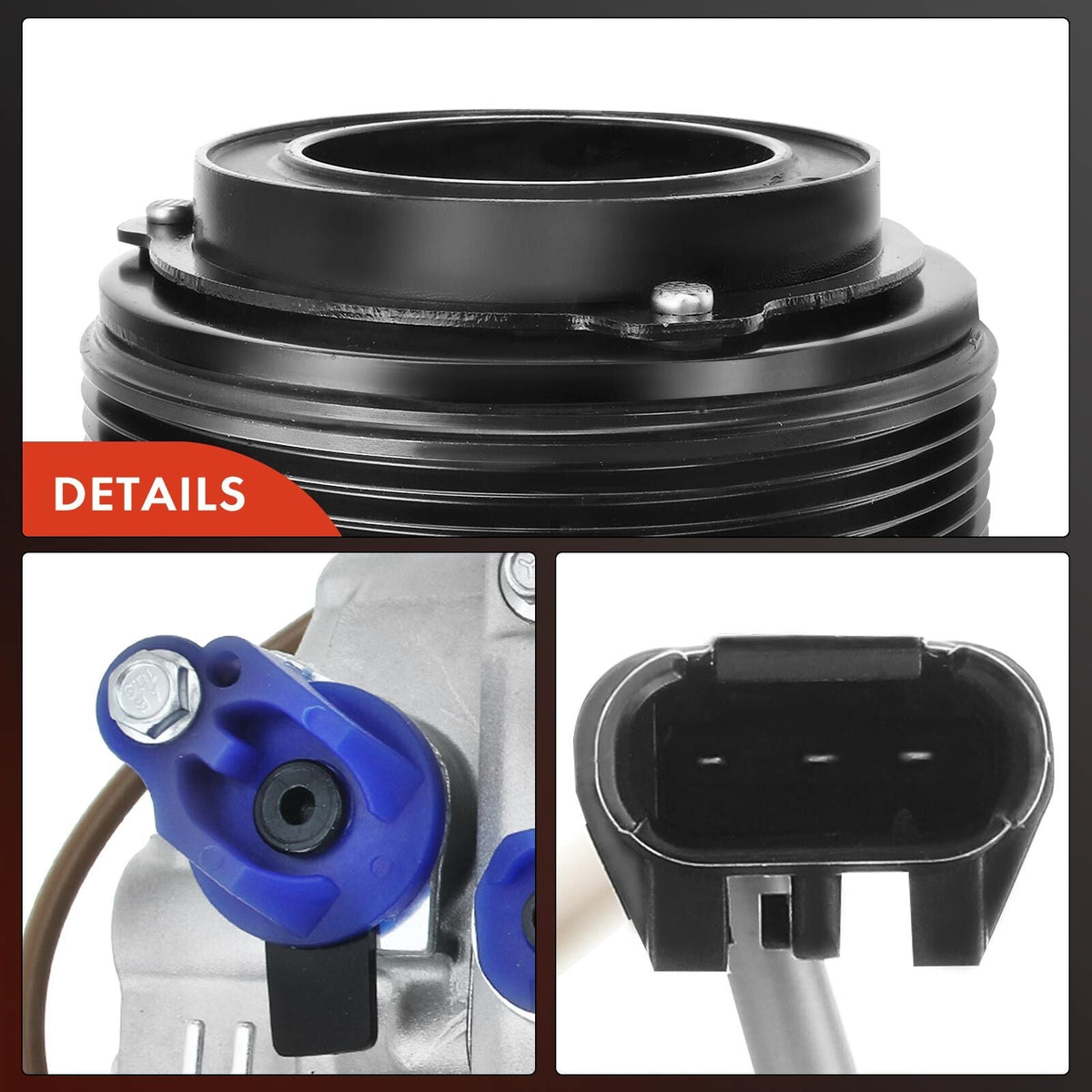 ya 11 10.28 AC A/C Compressors & Clutch For 335i 435i 535i 640i 740i 740Li M2 M3 X5 X6