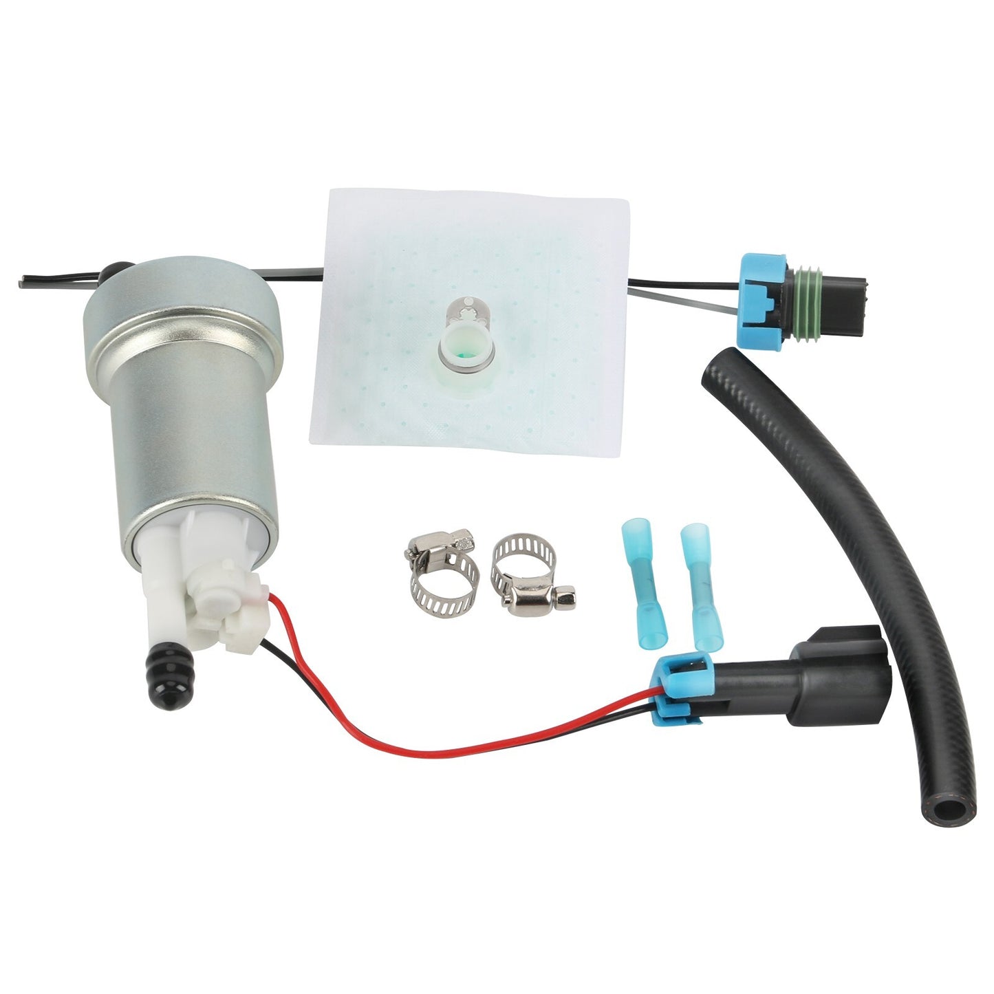 ya 27 7.2 Fuel pump F90000285 525LPH + crimp connector mounting kit for TIO E85