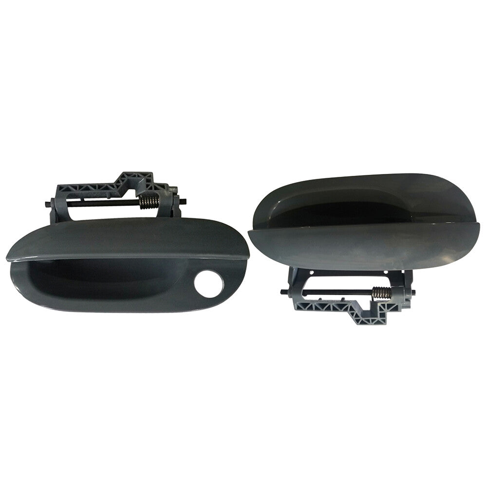 ya 13 5.27 2Pcs Outside Front Door Handle Non-Remote Lock Left+Right For 5 Series E39