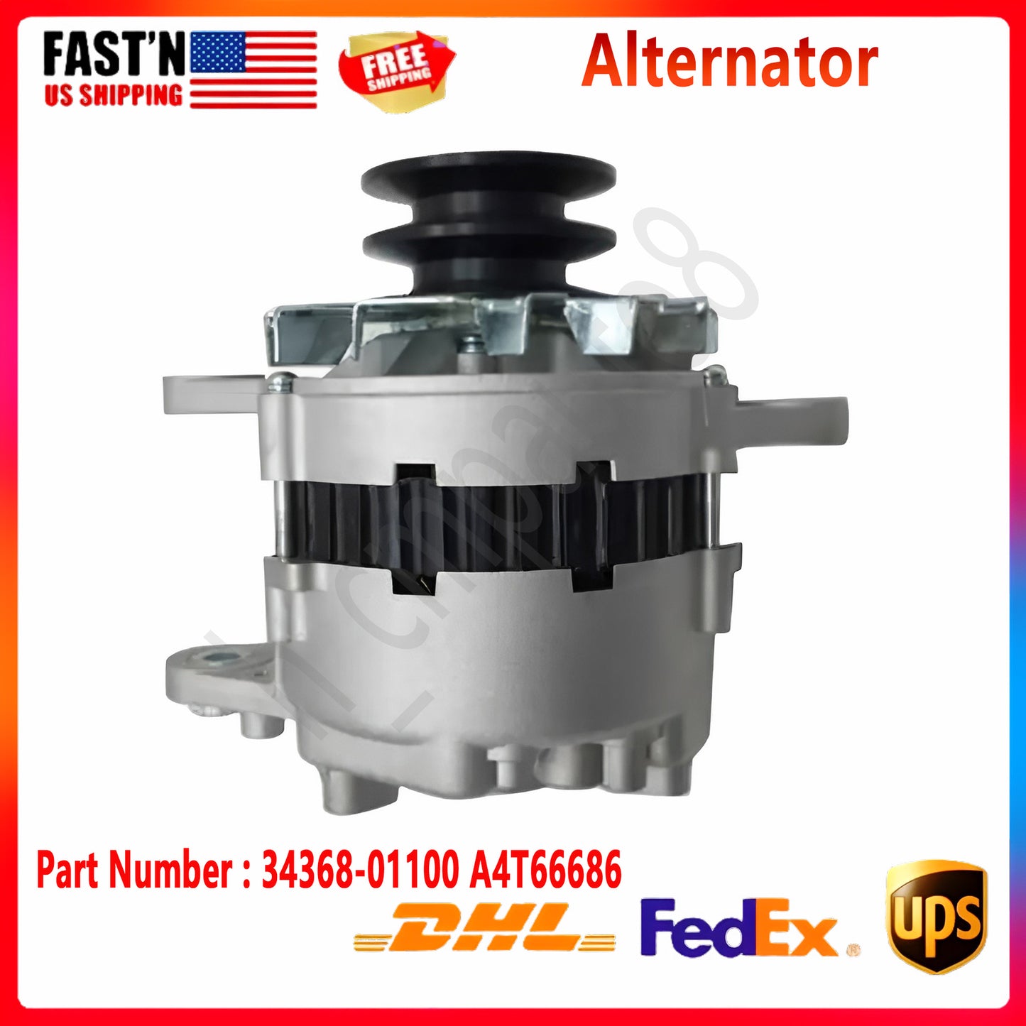 ya 27 7.2 320B Excavator Alternator 34368-01100 A4T66686 24V 50A Generator for Caterpillar