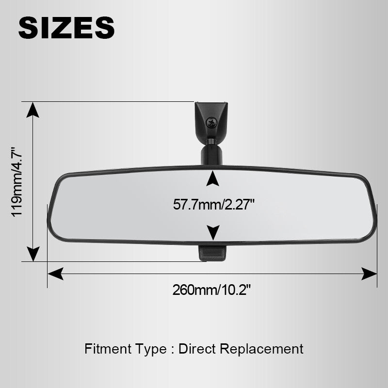 ya 5 8.7 Interior Rear View Mirror Kit fit for Jeep CJ YJ TJ for Wrangler 1987-2012 8993023K