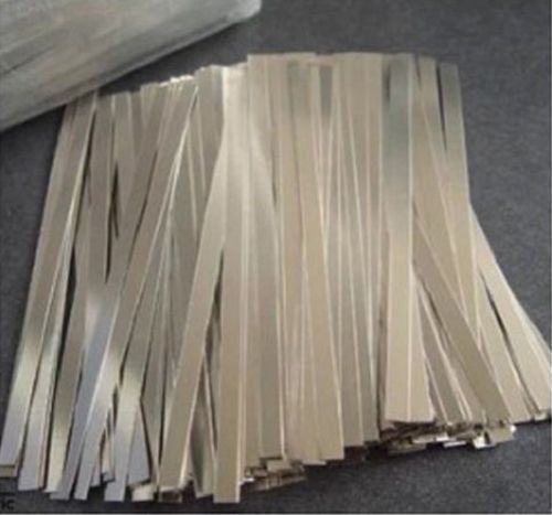 500pcs Nickel Plated Steel Strap Strip Sheet for battery spot welder 0.1x5x100mm