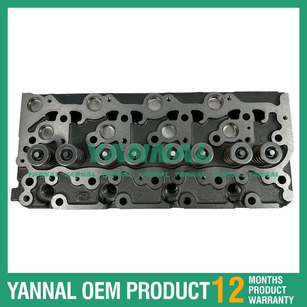 ya 27 7.2 new Kubota V2203 V2203-IDI complete cylinder head with valves (old model)