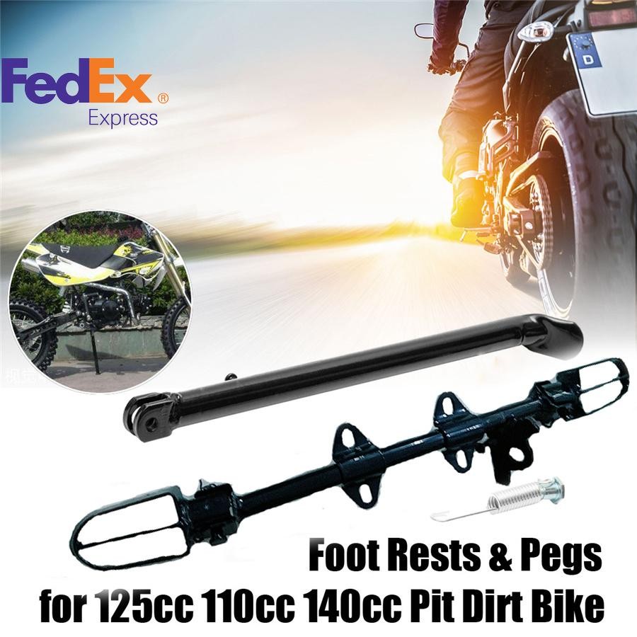 ya 11 6.8 19 Motorcycle Mount Kickstand Side Foot Peg For Pit Dirt Bike 110cc 125cc 140cc