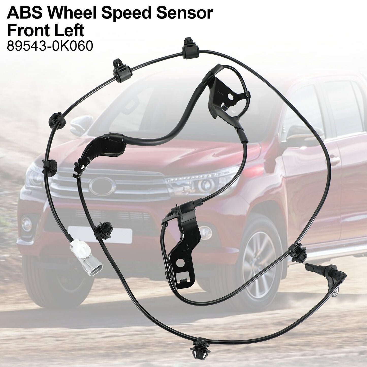 ya 1 8.5.1 ABS Wheel Speed Sensor Front Left fit Hilux Viii Pickup 2015 89543-0K060