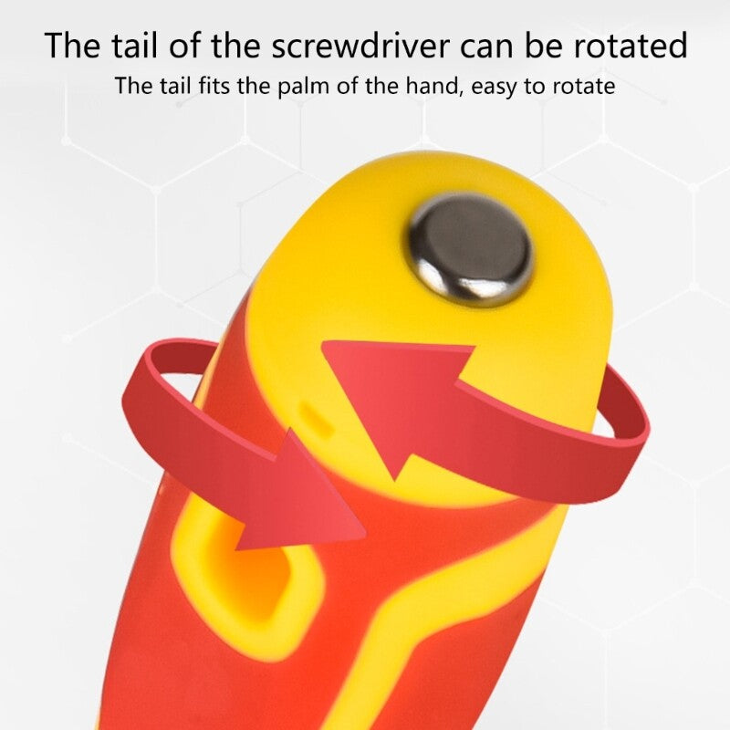 ya 26 15 In Changeable Insulated Screwdriver Set With and Slotted