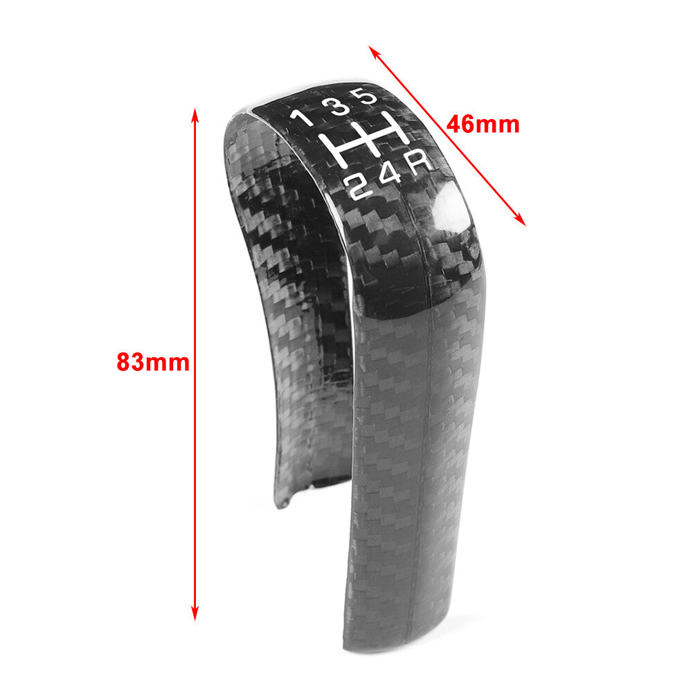 ya 11 6.5 Carbon Fiber Console Gear Shift Knob Cover for Nissan GTR R32 R33 R34