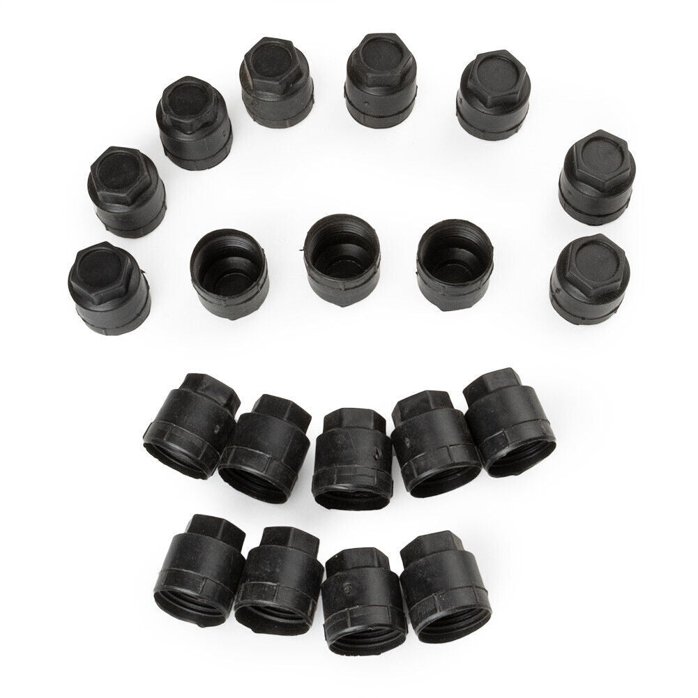 ya 2 7.14 for Buick for Chevrolet Camaro for GMC New Set of 20 Black Lug Nut Covers Cap 10028614
