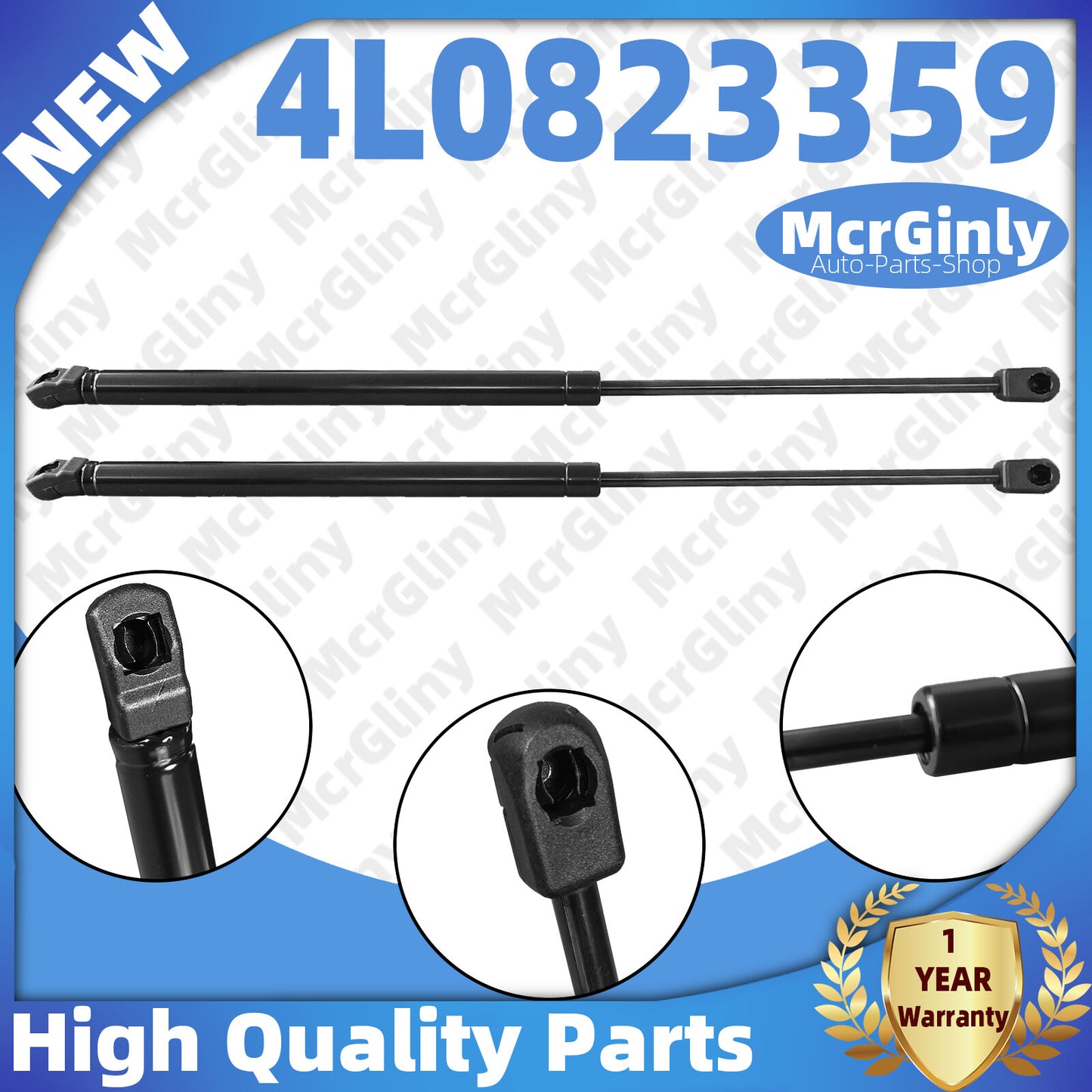 ya 1 7.3 1 Pair Front Hood Lift Supports 4L0823359 for Audi Q7 2007 2008 2009-2014 2015