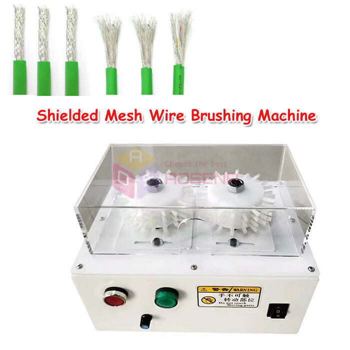 ya 26 8.1 110V Shielded Cable Brushing Machine Shield Wire Brush Machine Twisting Machinea