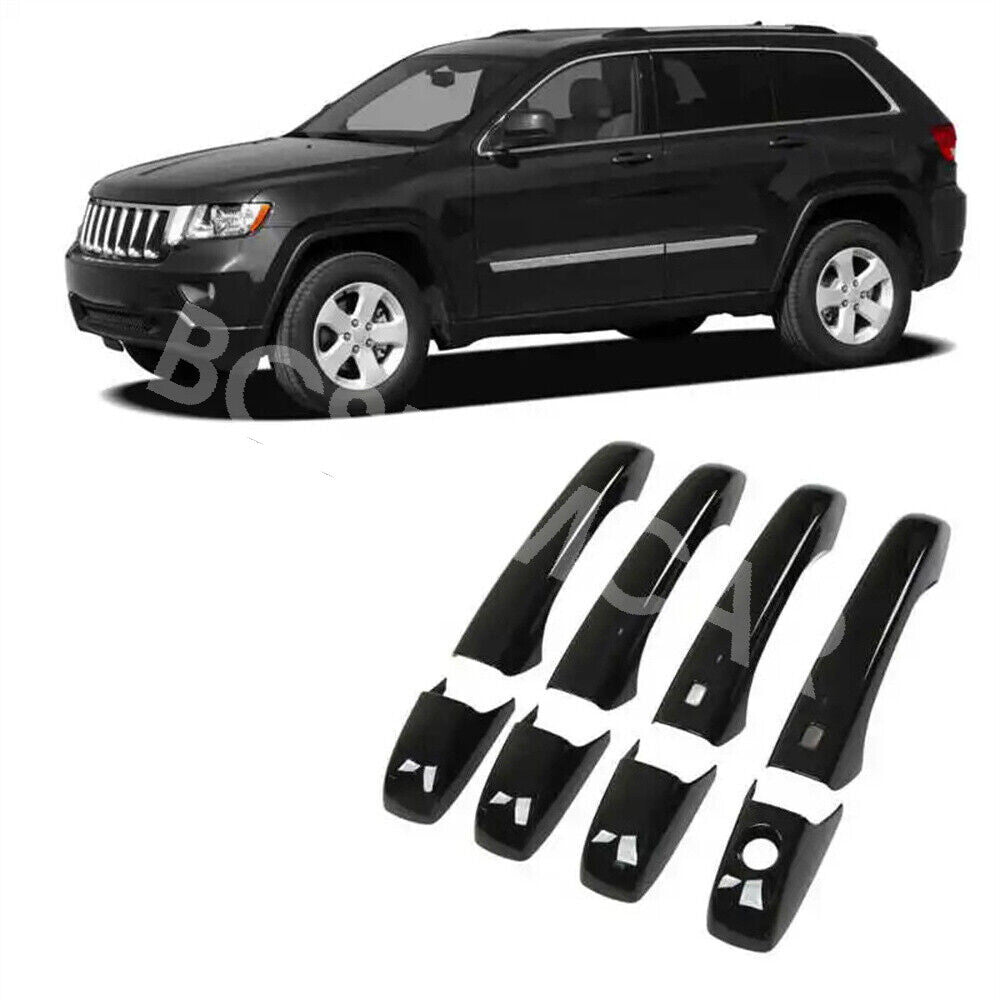 ya 13 5.27 Car Exterior Door Handle Cover 4Pcs/Set Fit for Jeep for Grand Cherokee 2011-2020