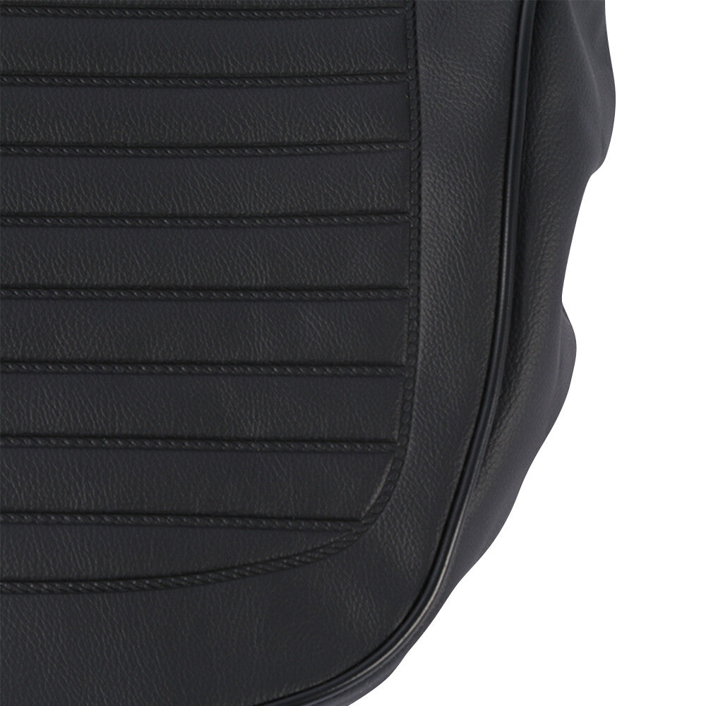 ya 5 8.7 Fits 1972-1975 for Yamaha Rd350 Synthetic Leather Motorcycle for Seat Cover Black
