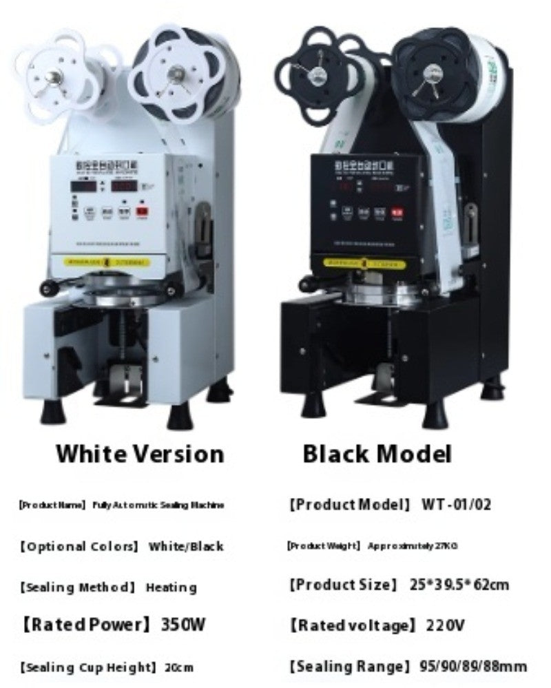 Automatic Milk Tea Sealing Machine Soya Milk Drink Hot & Cold Sealing Machine