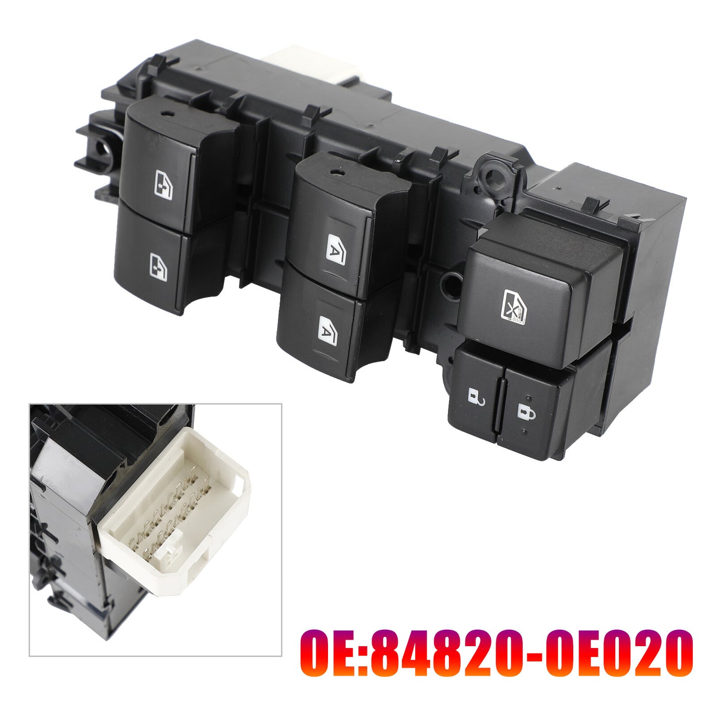 ya 1 8.5.1 Driver Side Master Power Window Switch for Tacoma 2016-2021 84820-0E020