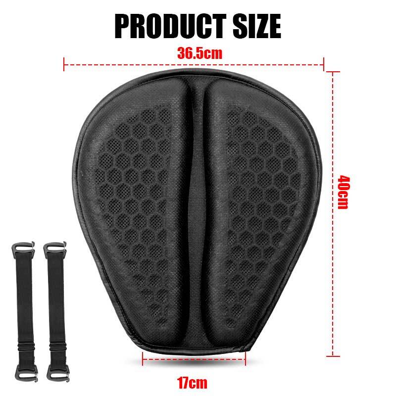 ya 5 8.7 Universal Motorcycle Honeycomb Gel for SEAT Cushion Pillow Pad Cover Pressure Relief