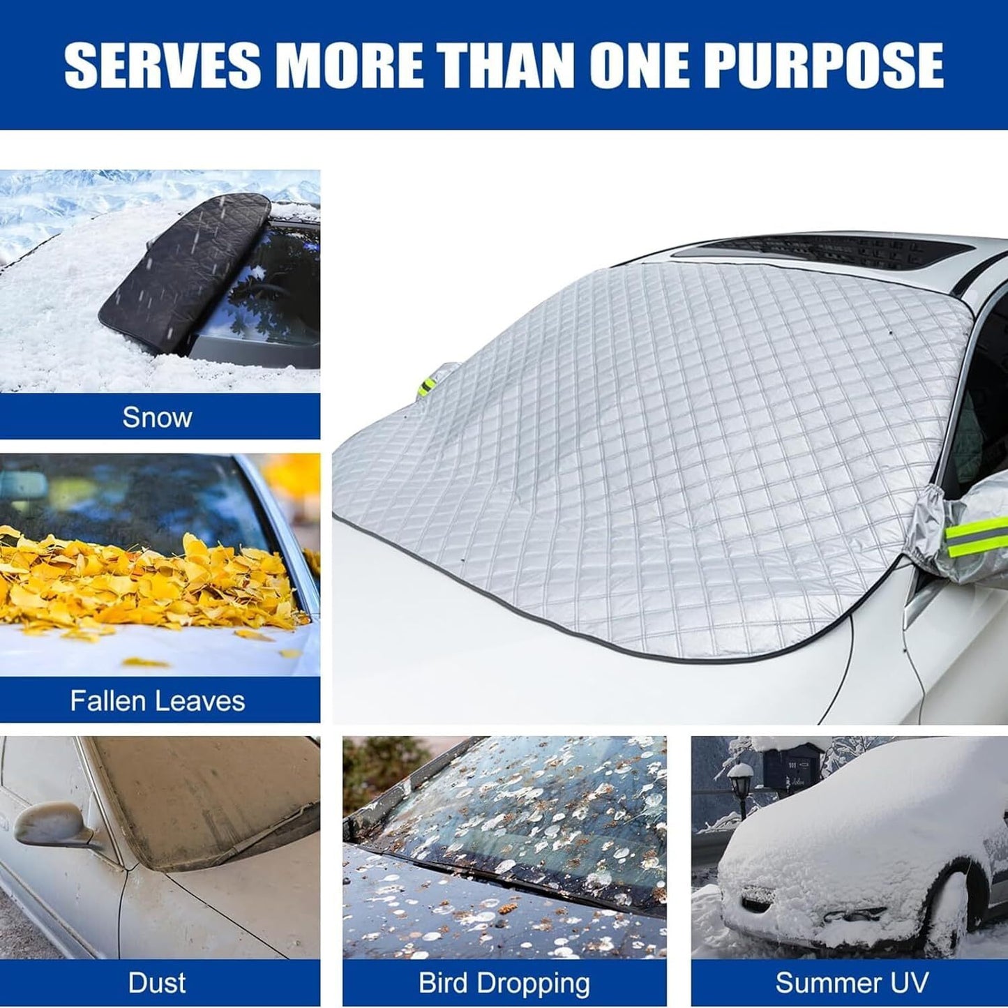 ya 5 8.7 New Car Windscreen Windshield Front Glass Sun Shade Cover Snow Frost Protector S