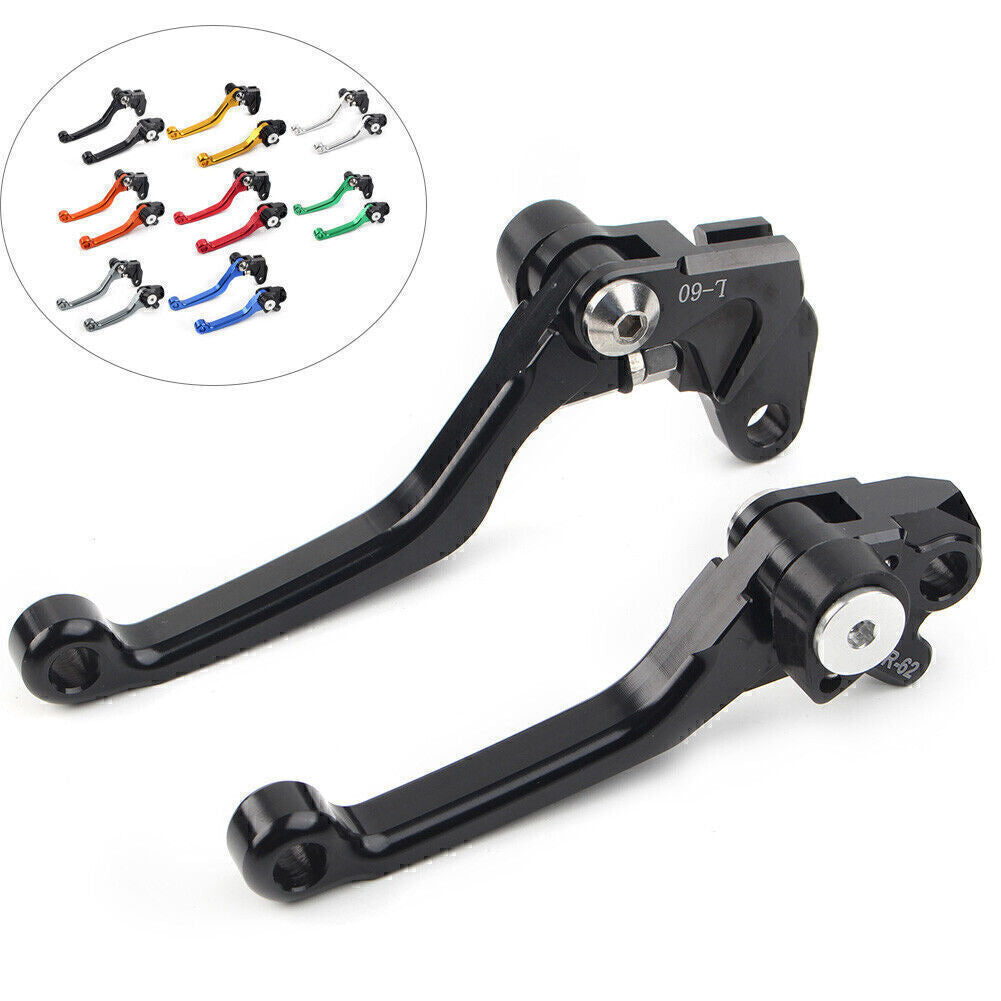 ya 2 7.15 Black Pivot Brake Clutch Levers Fit for Suzuki RM125 RM250 RM85 RM 85/125/250