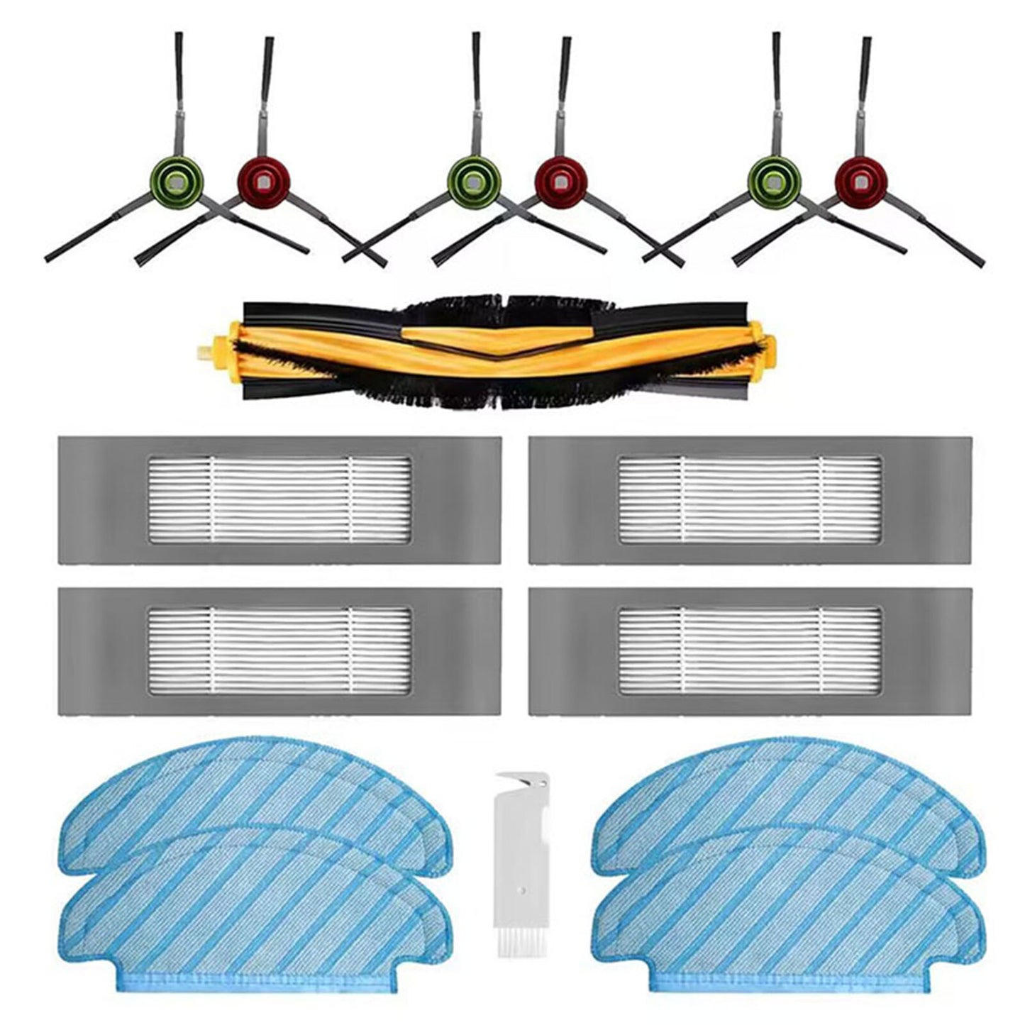 ya 25 Side Brush Wipe Filter Main Brush Accessoriesfor Yeedivac2pro