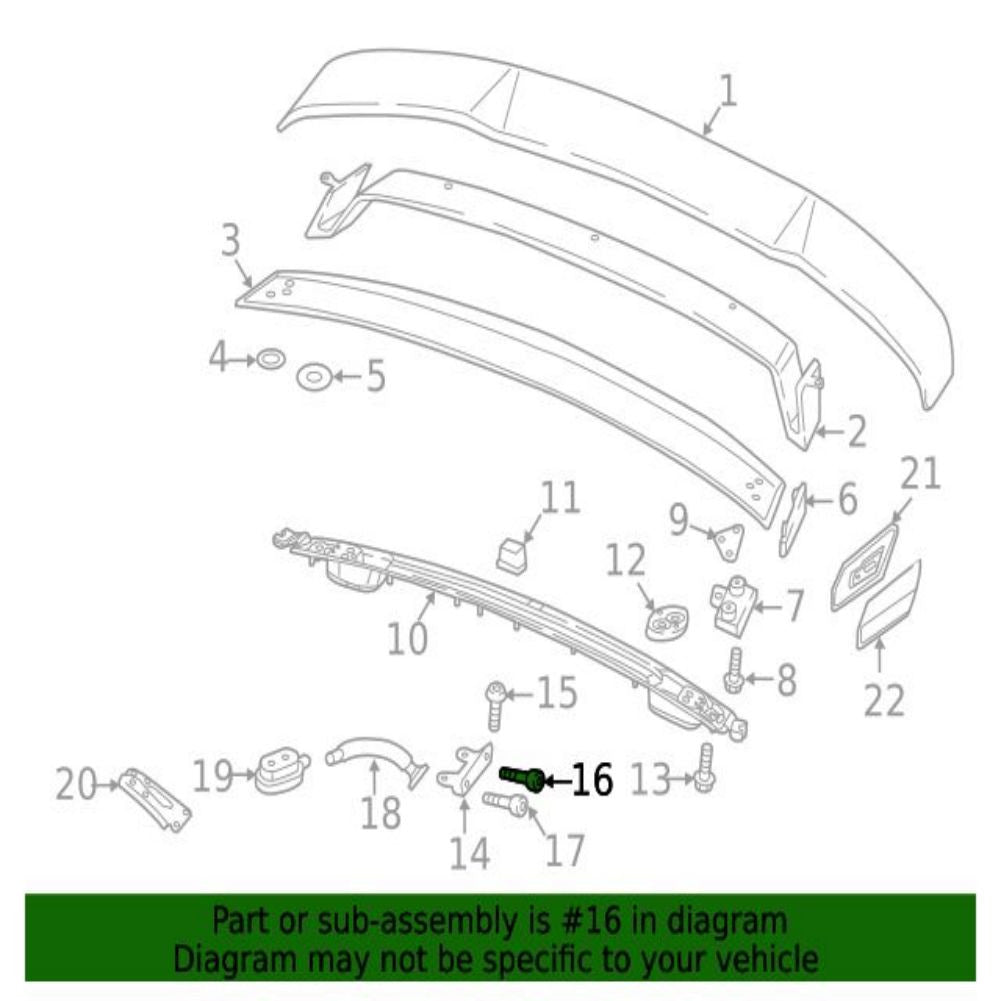 ya 5 8.7 N91124501 Drive Unit Bolt for Audi