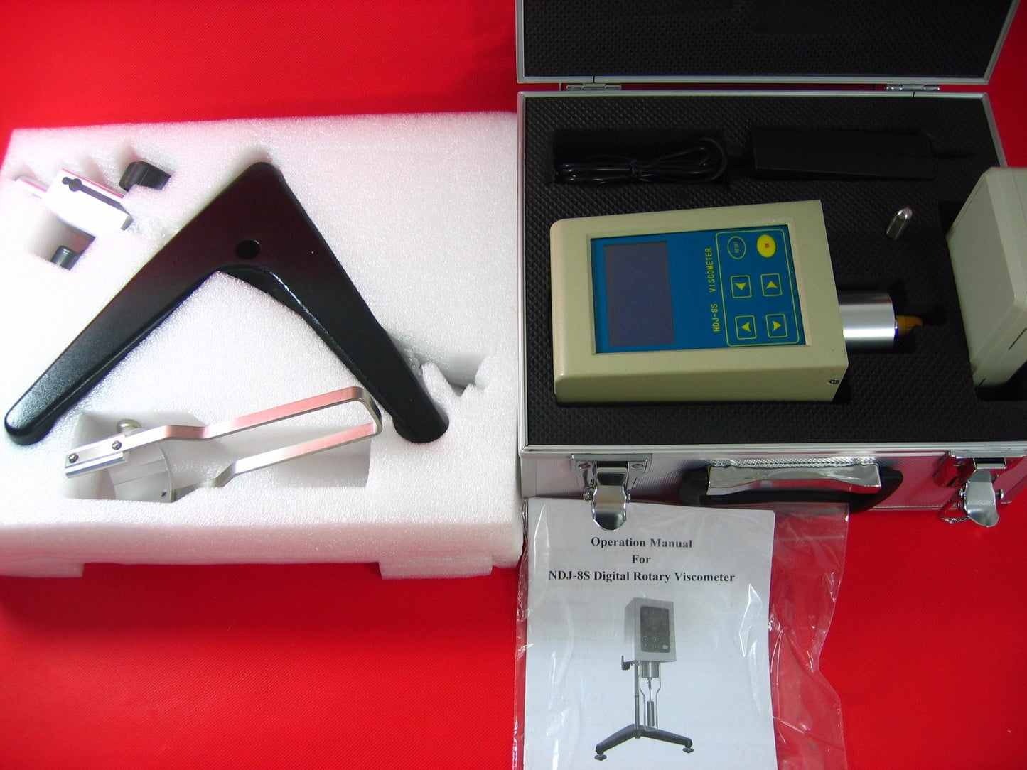 ya 14 LCD Digital Display Rotary Viscometer Viscosity Fluidimeter Tester Meter NDJ-8S