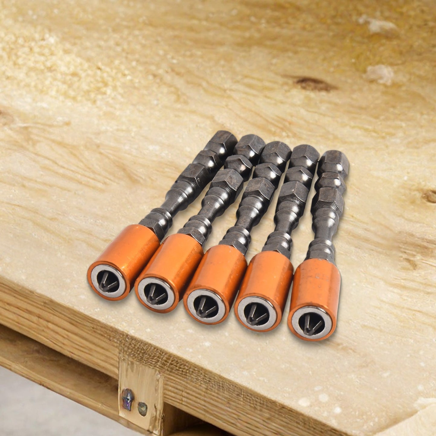 ya 26 5pcs Screwdriver Bit Batch Head Bite Magnetic Circle Metal Single-head Practical