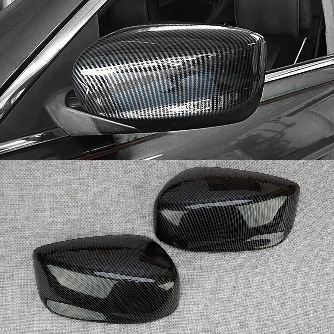 ya 1 8.5.1 Carbon Fiber Style Side Mirror Protector Fits for Acura ILX Sedan 2013-2022