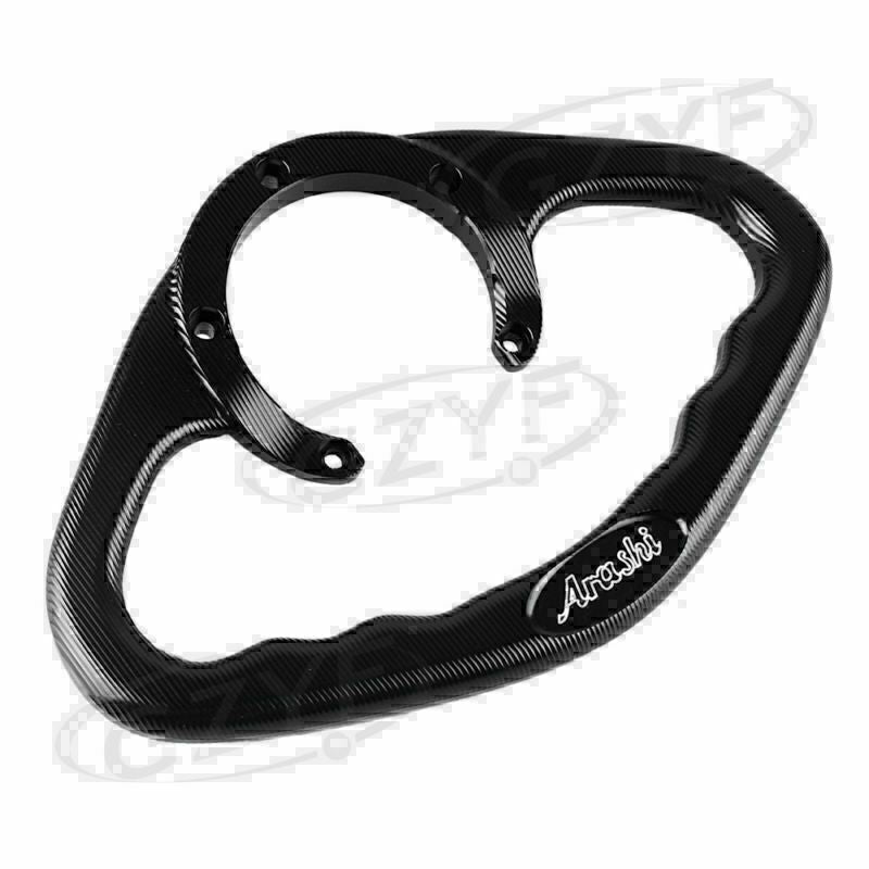 ya 3 6.23 Passenger Safety Tank System Grip Handle Bar fit for Yamaha FZ1 FZ6 R1 R6 Black