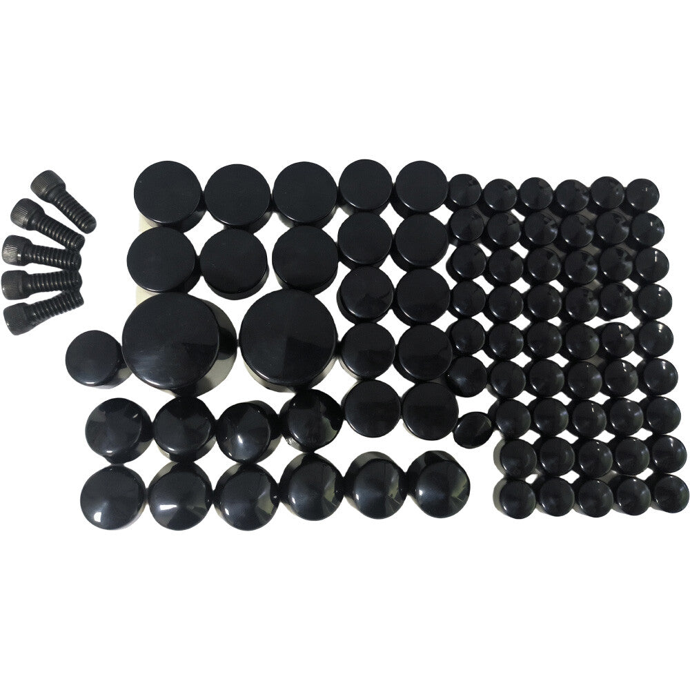 ya 2 6.29 Black motorcycle roof bolt cover suitable for Harley Davi for DS on soft tail07-13