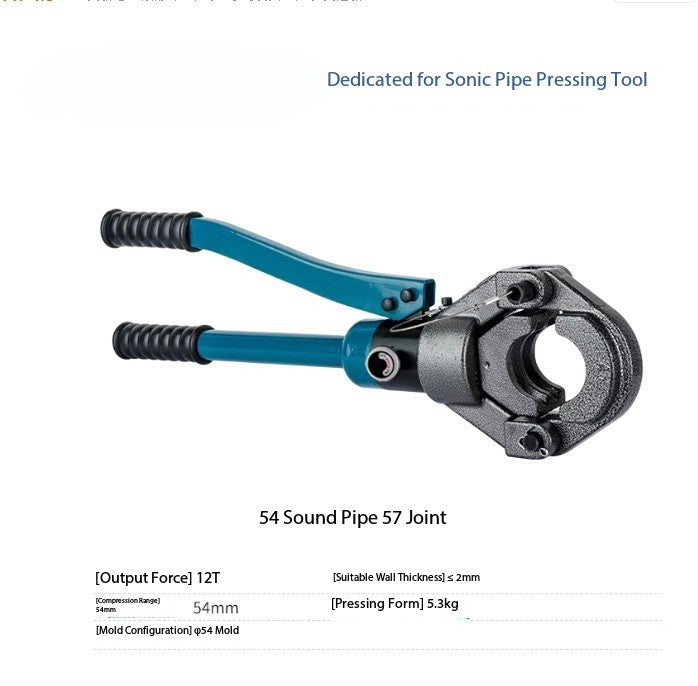 ya 26 Acoustic Pipe Hydraulic Pliers Pipe Testing Pliers Manual Pressure Pipe Pliers