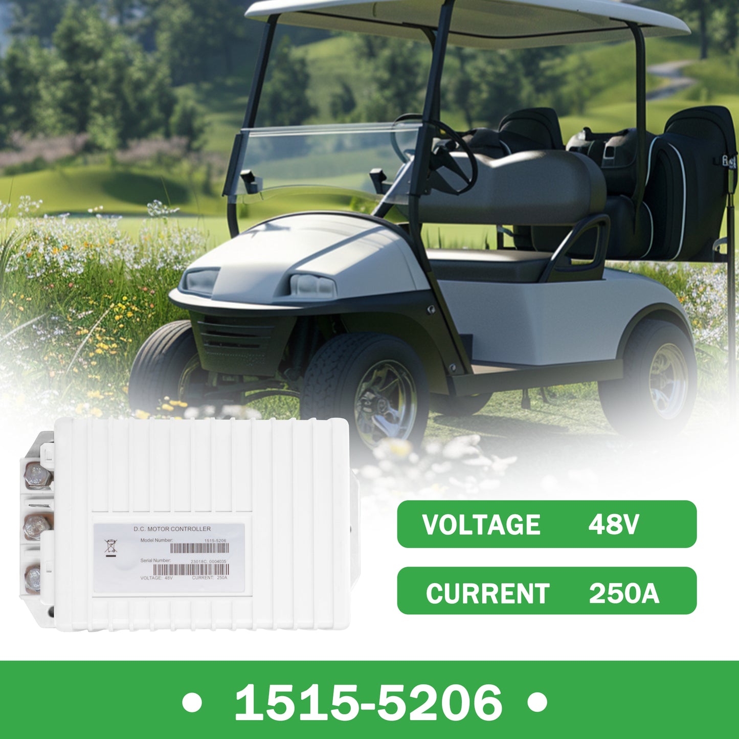 ya 5 8.7 48V 250A 1515-5206 Motor Controller 103982301 for Curtis Club Car Precedent