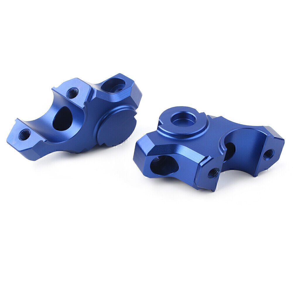 ya 5 8.7 Motorcycle Handle Clamp Handlebar Riser Bar for Yamaha MT FZ09 MT09 2013-17 Blue