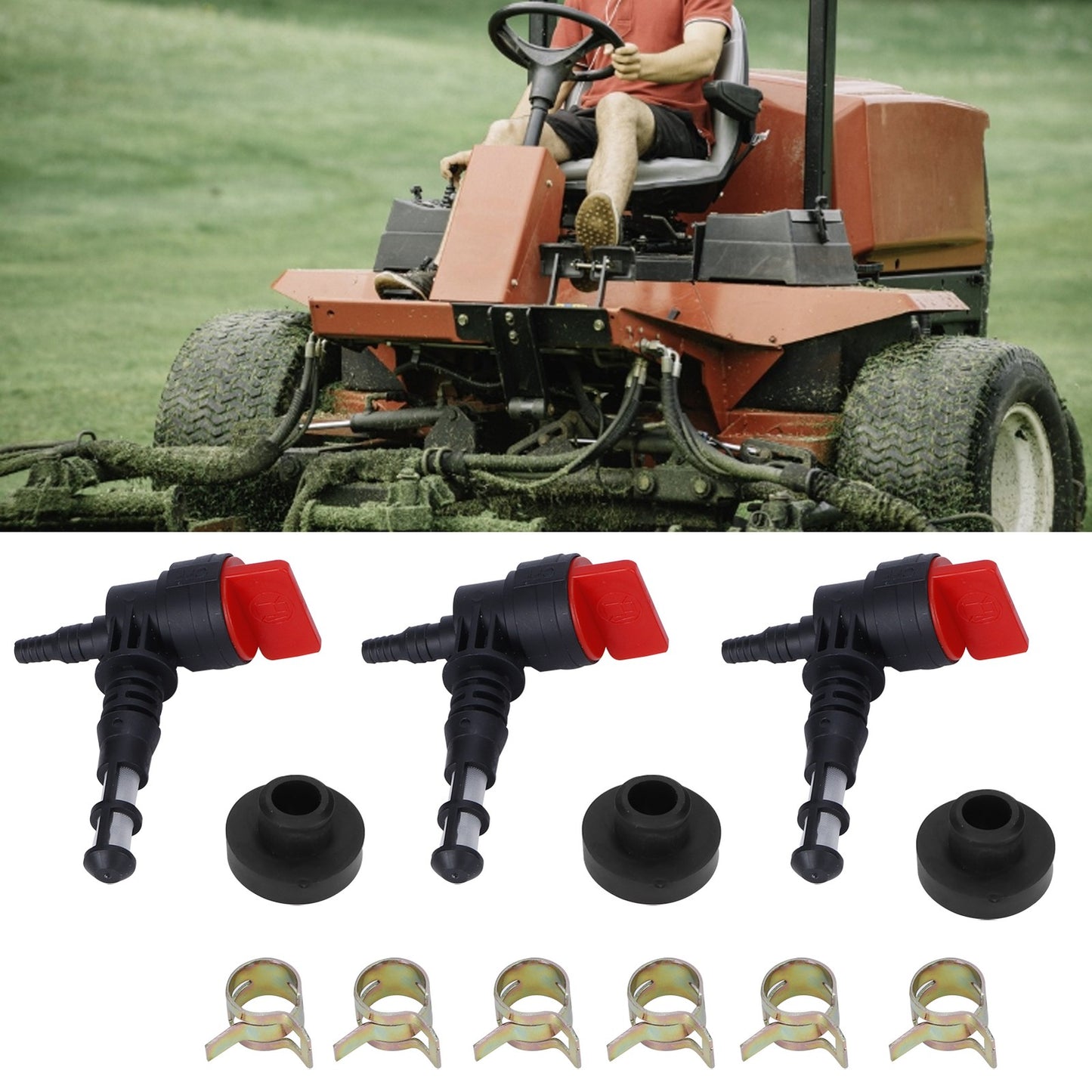 ya 14 3 Set Fuel Valve Grommet Kit Replacement Fit For 192980GS 78299GS 80270 Law