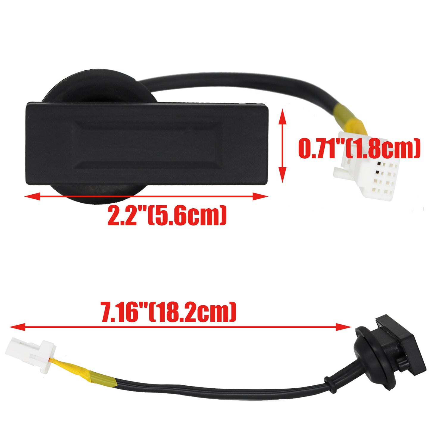 ya 5 8.7 for Kia Rio Pride 2012-2017 Car Rear Tunk Lid Lock Handle Switch OE# 81260-1W220