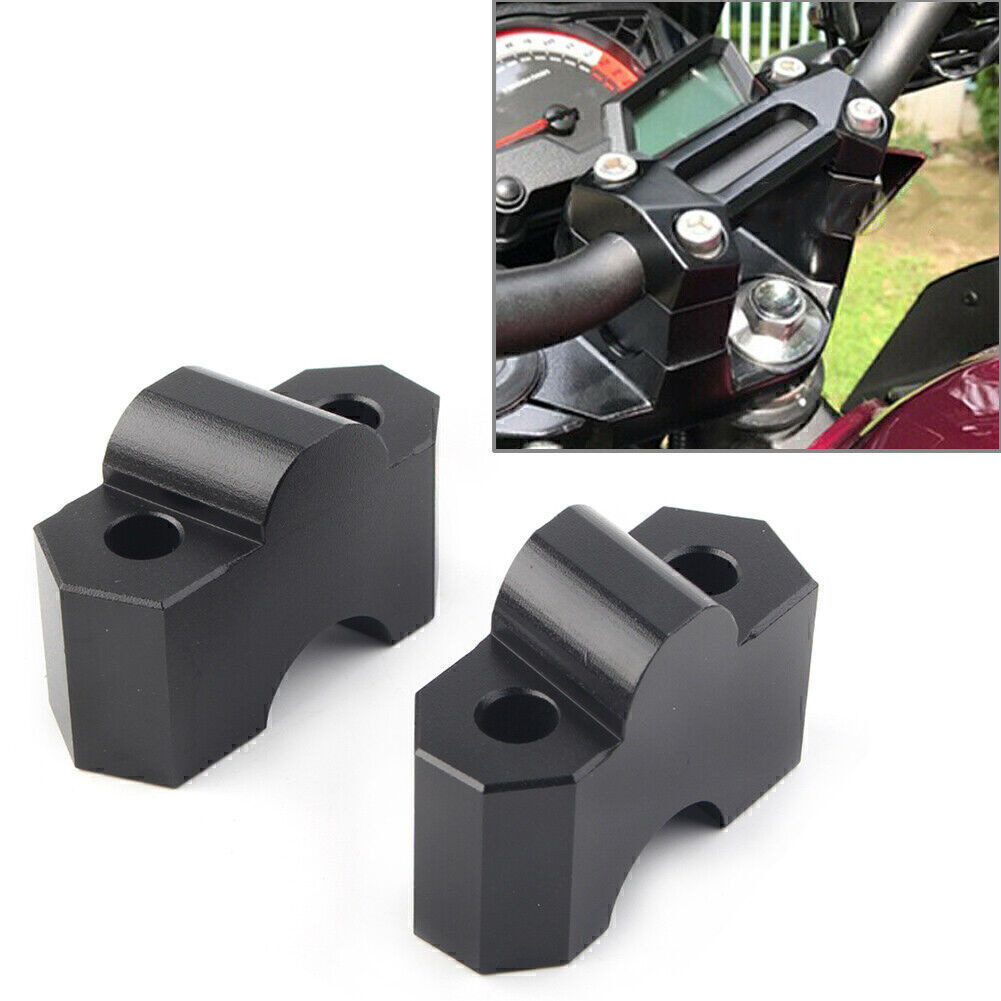 ya 2 6.30 for Kawasaki Z750 2004-2012 Z1000 03-2016 Black Motorcycle Handlebar Riser Clamp