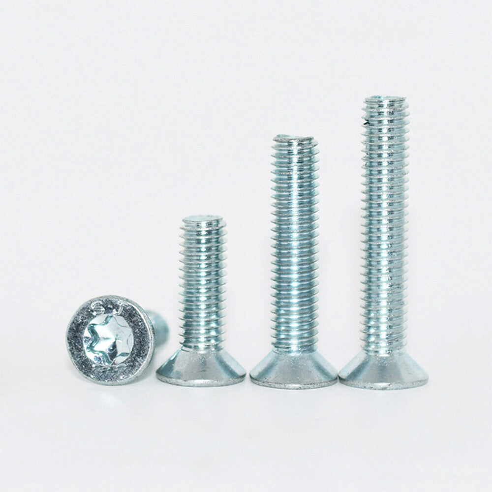 M3 M4 M5 M6 M8 M10 Zinc Plated Steel Torx Countersunk Flat Head Torx Screws Bolt