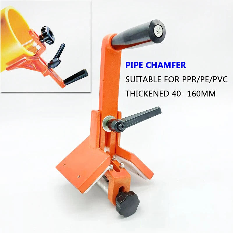 PPR PE PVC Pipe Fittings PE Chamfering Machine Chamfering Blade Thickening