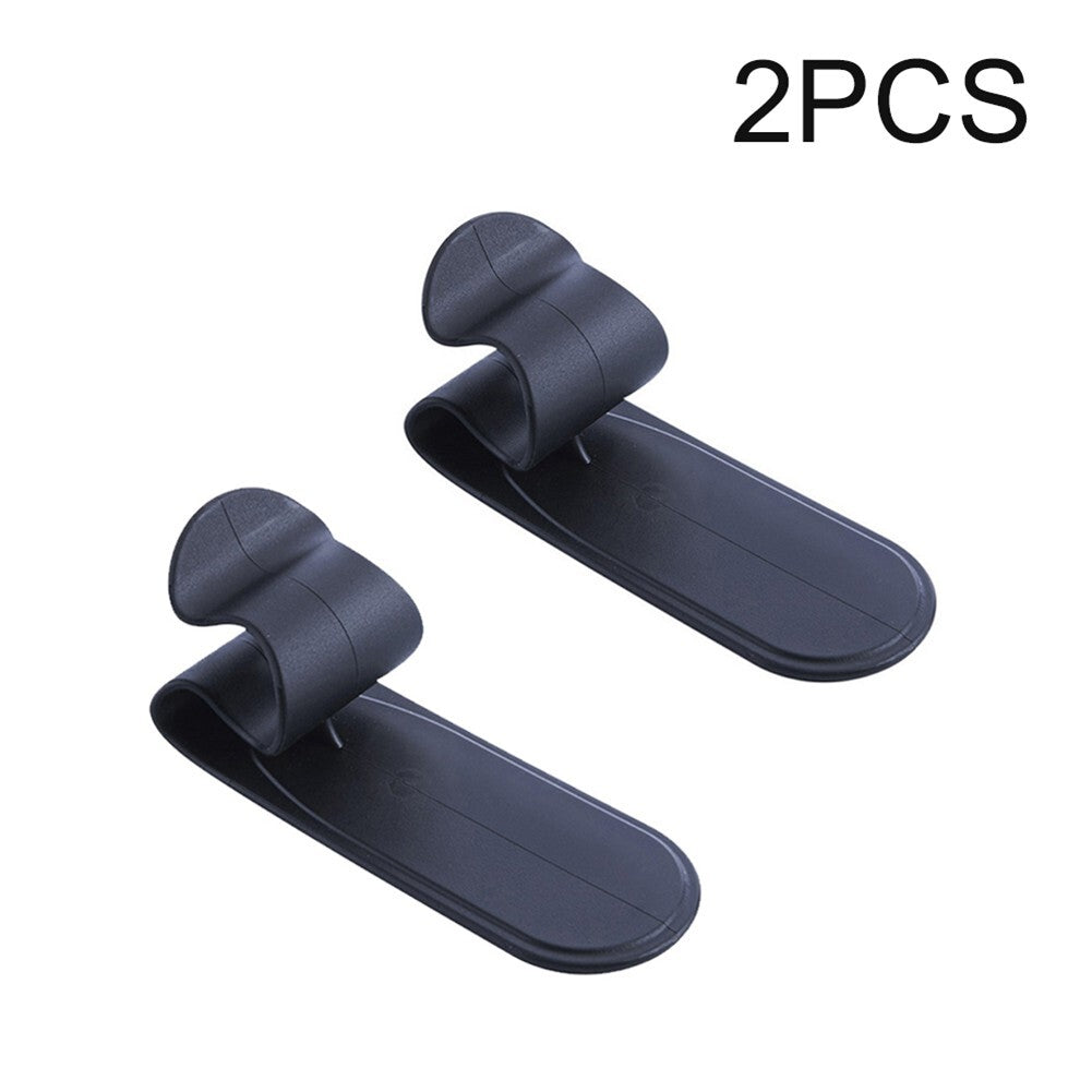 ya 5 8.7 2x Car Trunk Umbrella Hook Holder Hanger Clip Fastener Car Accessories Black